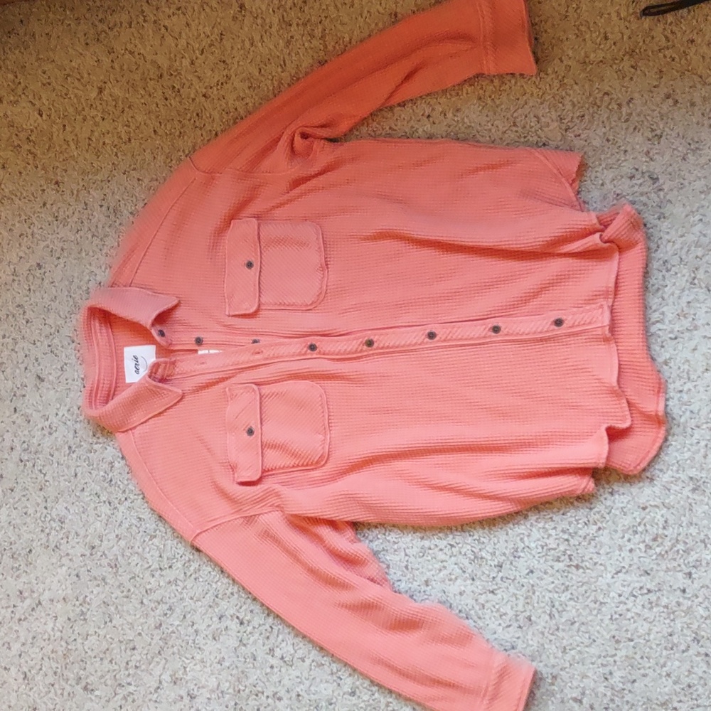 Aerie LumberJane Waffle Shirt. Size S